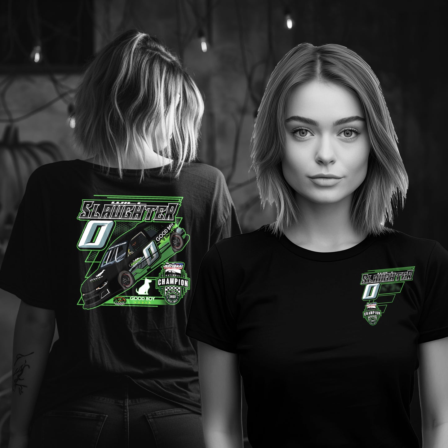 2023 National Compact Touring Series Champion Tshirts Two sided