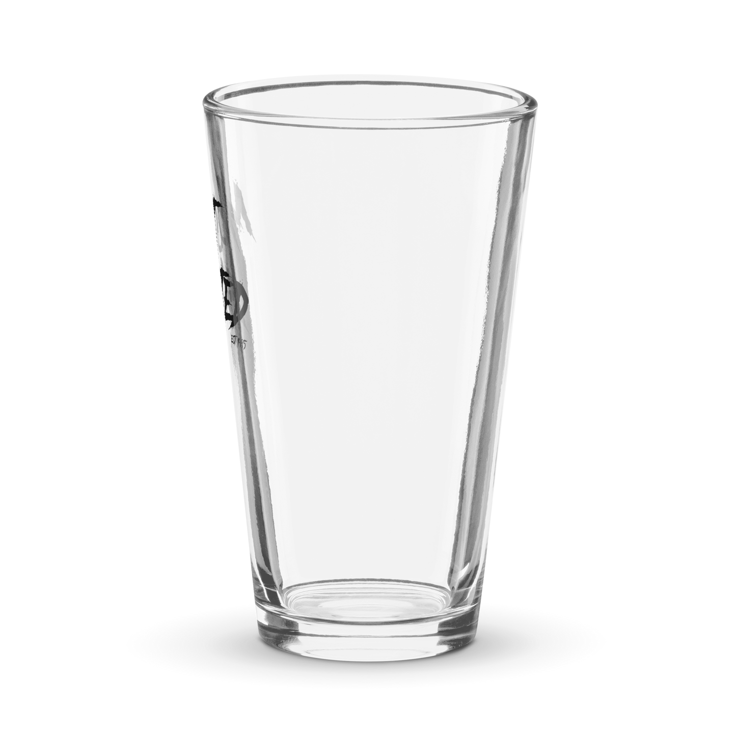 Most Hated Shaker pint glass